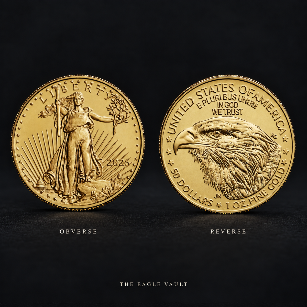 American Eagle 2026 One Ounce Gold Uncirculated Coin