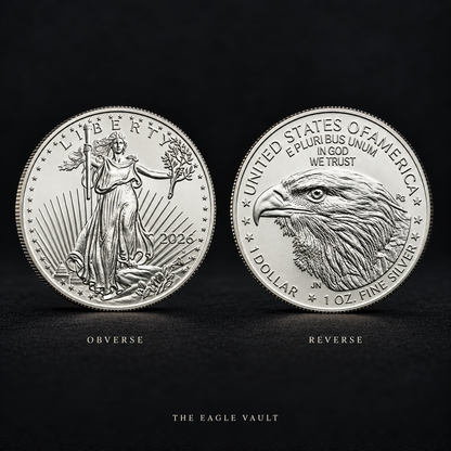 2026 Eagle Head Silver-Tone Collectible Coin