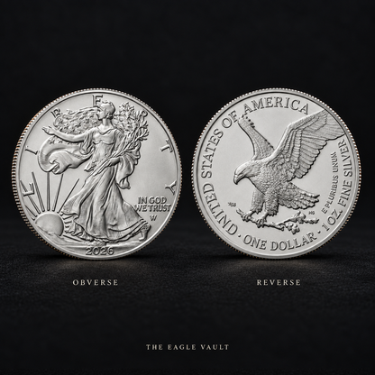 2026 Soaring Eagle Silver-Tone Collectible Coin